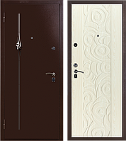Дверь входная металлическая утепленная ДС 368 ольха