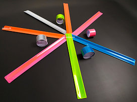 Светоотражающие слэп браслеты