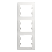 GSL000107 Glossa - вертикальная - 3-постов. - белый