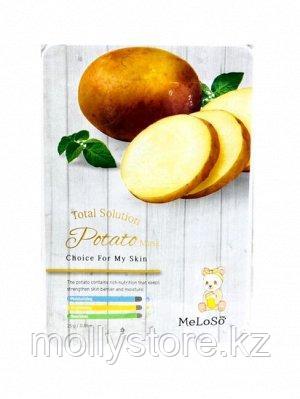 Meloso Total solution potato mask Маска тканевая для лица с экстрактом картофеля, 25гр