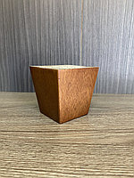 Ножка мебельная, деревянная, пирамида 8 cm