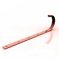 Кронштейн металлический для желоба d=125 мм, RUPLAST (коричневый)