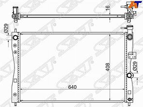 Радиатор MITSUBISHI COLT Z3 04-11 EUR
