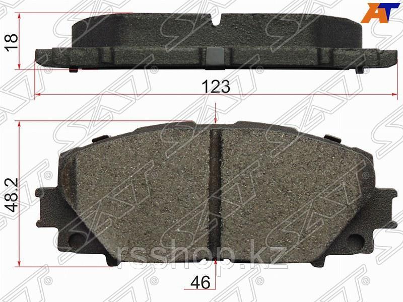 Колодки тормозные перед TOYOTA AQUA 11- /VITZ /YARIS 05- /PREMIO 07- /PRIUS 09-