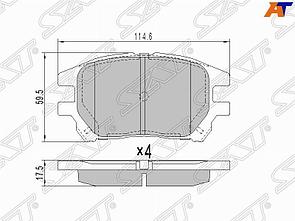 Колодки тормозные перед TOYOTA HARRIER /LEXUS RX300 01-03