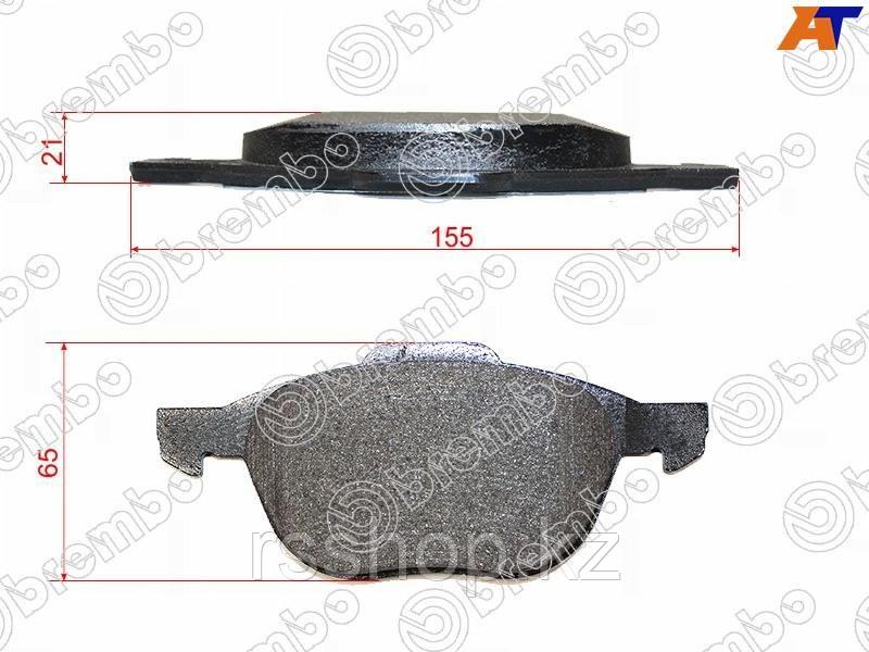 Колодки тормозные FR FORD FOCUS II /FOCUS III /KUGA I /KUGA II /MAZDA 3 BK /BL /PREMACY CP /CR /VOLV