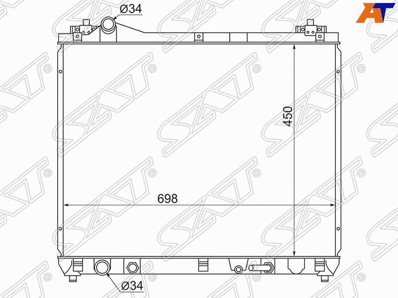 Радиатор SUZUKI ESCUDO /GRAND VITARA /CHEVROLET TRACKER 2.0 /2.4 05-