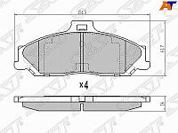 Колодки тормозные перед FORD RANGER 99- /MAZDA BT-50 06-