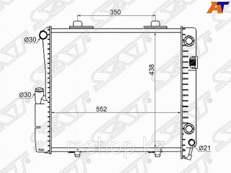 Радиатор MERCEDES C-CLASS W201 2.6 /3.2 86-93, фото 1