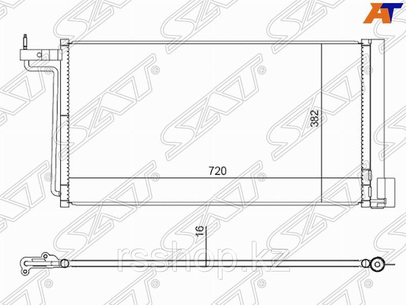 Радиатор кондиционера FORD FOCUS III 11-, фото 1