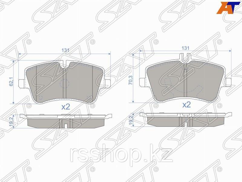 Колодки тормозные перед MERCEDES CL203 /W203 /S203 /CL203 /C208 /C209
