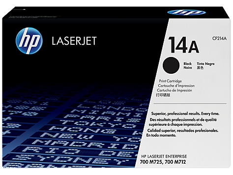 HP CF214A Картридж лазерный черный HP 14A для LaserJet Cartridge for LaserJet 700 M712/MFP M725