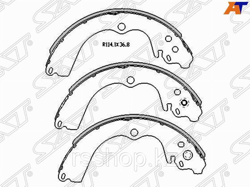 Колодки тормозные зад SUBARU FORESTER SF /SG 97-07 /IMPREZA GC /GD 92-07