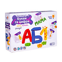 Пластилин  Genio Kids  Буквы и цифры  Игровой набор