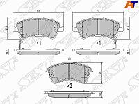 Колодки тормозные перед TOYOTA AVENSIS ZRT270 08- /COROLLA ADE150 /NDE150