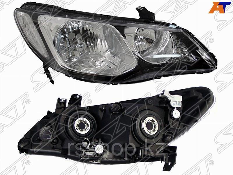 Фара HONDA CIVIC 05-11 4D под эл. корректор, поворот белый