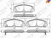 Колодки тормозные перед INFINITI QX56 Z62