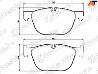 Колодки тормозные FR BMW X5 70