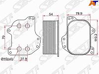 Радиатор масляный AUDI A1 10- /A3 12- /A4 15- /A5 16- /Q2 16- /Q3 11- /SKODA OCTAVIA 13- /RAPID 12-