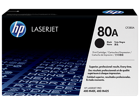 HP CF280A Картридж лазерный черный HP 80A для LaserJet Pro 400 M401/M425 - фото 1 - id-p8180353