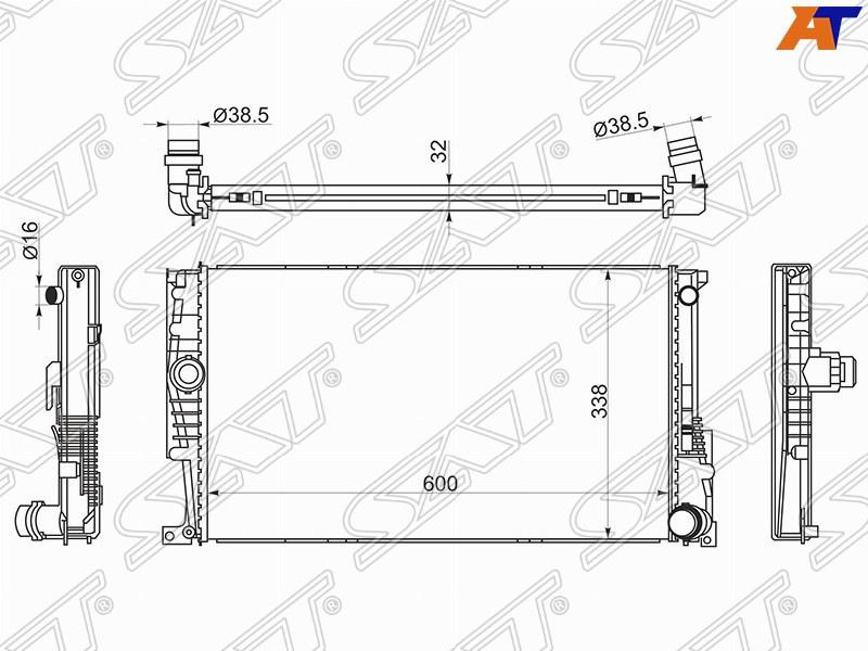 Радиатор BMW 1 F20 /F21 11- /3 F30 /F31 12-