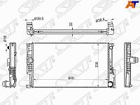 Радиатор BMW 1 F20 /F21 11- /3 F30 /F31 12-