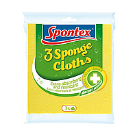 Spontex губка шүберек Sponge Cloths (қаптама 3 дана)