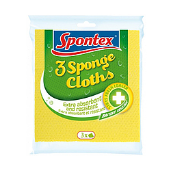 Spontex Салфетка губчатая Sponge Cloths (упаковка 3 шт)