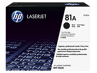 HP CF281A Картридж лазерный черный HP 81A для LaserJet Enterprise M604/M605/M606/M630 MFP