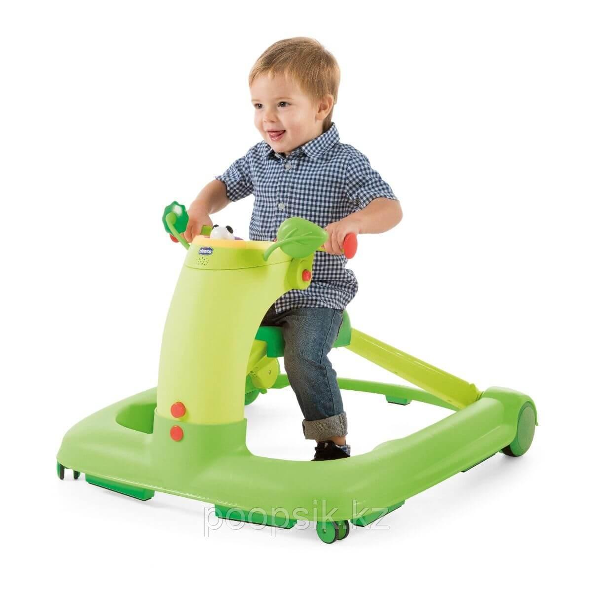 Ходунки-каталка 123 Baby Walker Light Green Chicco - фото 2 - id-p77968318