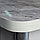 Стол ломберный с ящиком 790(1180)х590х750, хром/пластик мрамор серый, фото 6