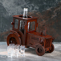 Мини-бар деревянный "Трактор", 30х23 см, фото 1