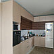 Угловые кухни. Бежевые, крем. На заказ, фото 6