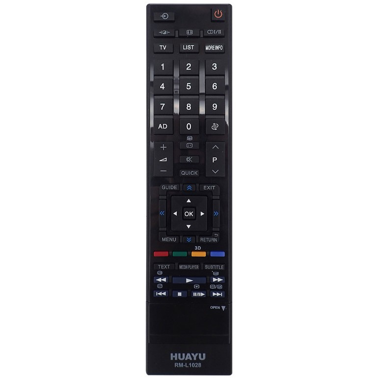 Универсальный пульт ДУ телевизоров Toshiba HUAYU RM-L1028