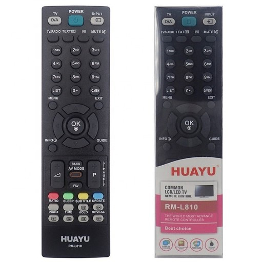 Универсальный пульт ДУ телевизоров LG HUAYU RM-L810 - фото 2 - id-p77984466