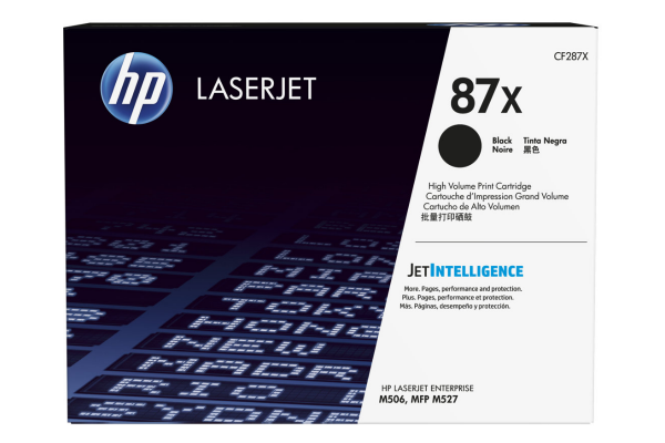 Картридж лазерный HP Inc 87X, CF287X, увеличенной емкости, черный, совмест. товары HP LaserJet Enter