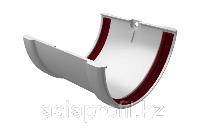 Соединитель желоба 120 мм Белый Grand Line