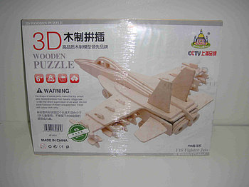 Пазлы 3Д. Истребитель F-18
