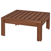 Стол/табурет ЭПЛАРО коричневая морилка 63x63 см ИКЕА, IKEA