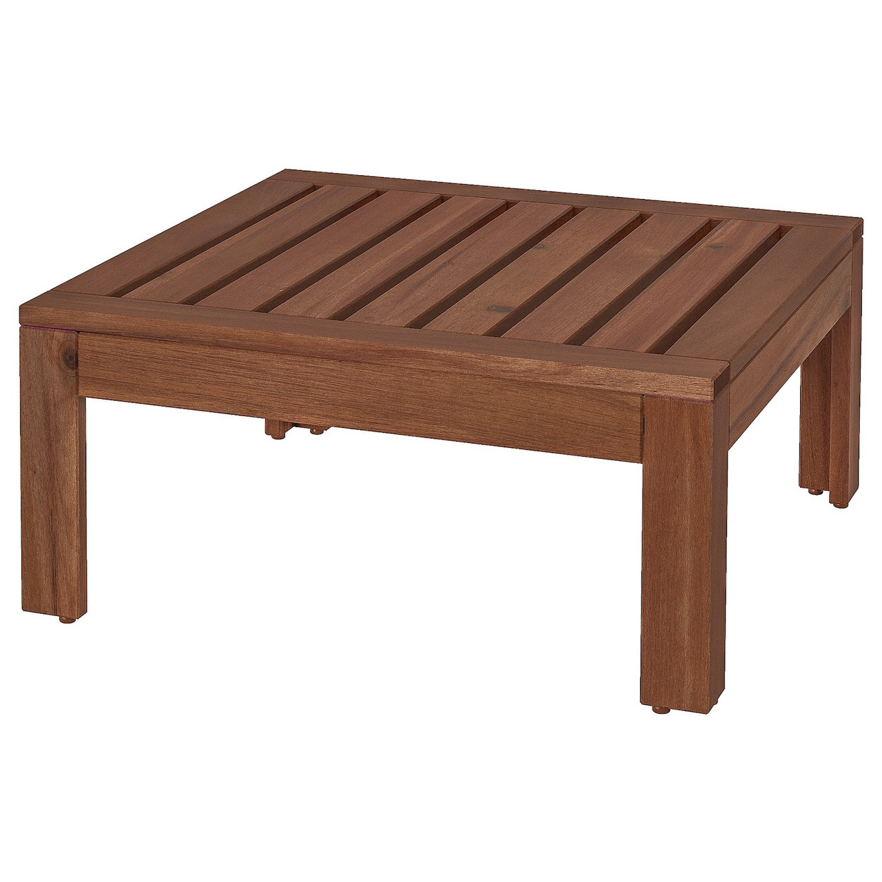 Стол/табурет ЭПЛАРО коричневая морилка 63x63 см ИКЕА, IKEA - фото 1 - id-p78030213