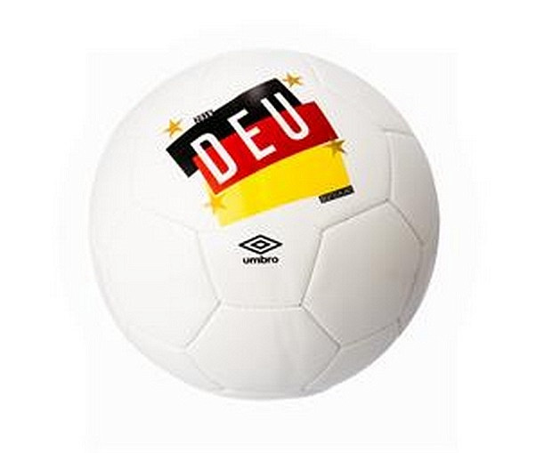 Мяч футбольный EC SUPPORTER BALL GERMANY, 20721U-DZN бел/чер/красн/жел, размер 5