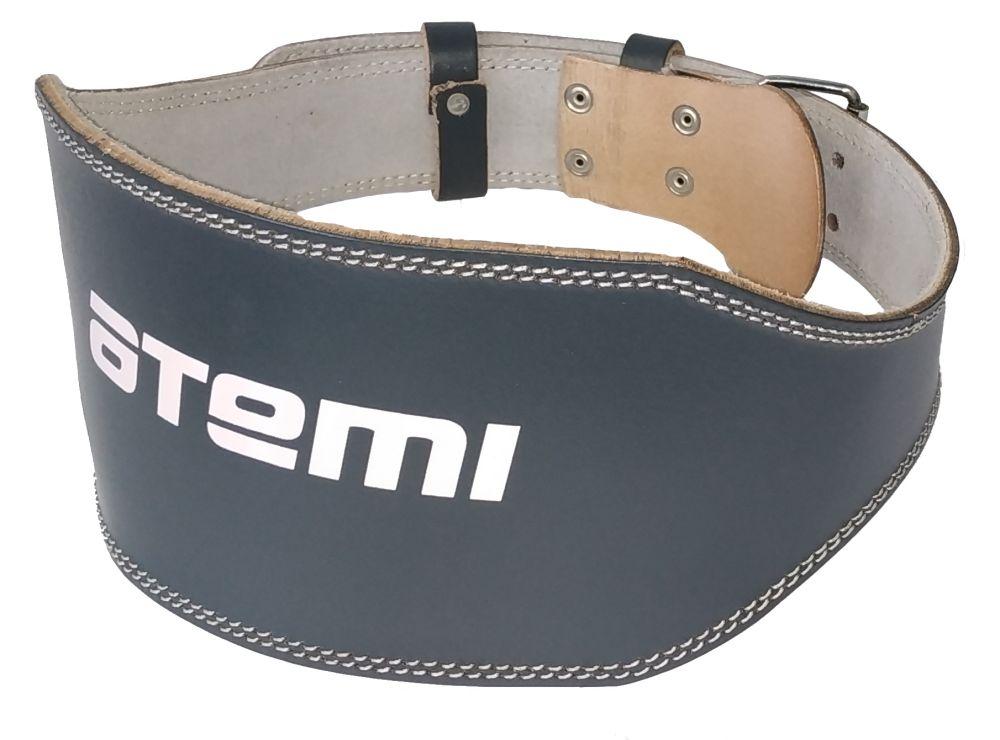 Пояс тяжелоателтический Atemi, AFB04L, кожа, 15 см, размер L