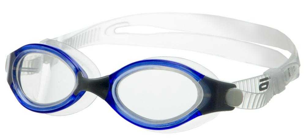 Очки для плавания Atemi, силикон (син/сер), B502