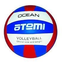 Мяч волейбольный Atemi OCEAN, синтетическая кожа PU, син-красн-бел