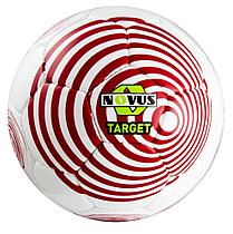 Мяч футбольный Novus TARGET, PVC, бел/красн, р.5