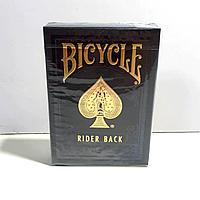 Карты Bicycle Black and Gold Rider Back