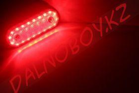 Фонарь габаритный светодиодный красный 24 вольта - фото 2 - id-p78033895
