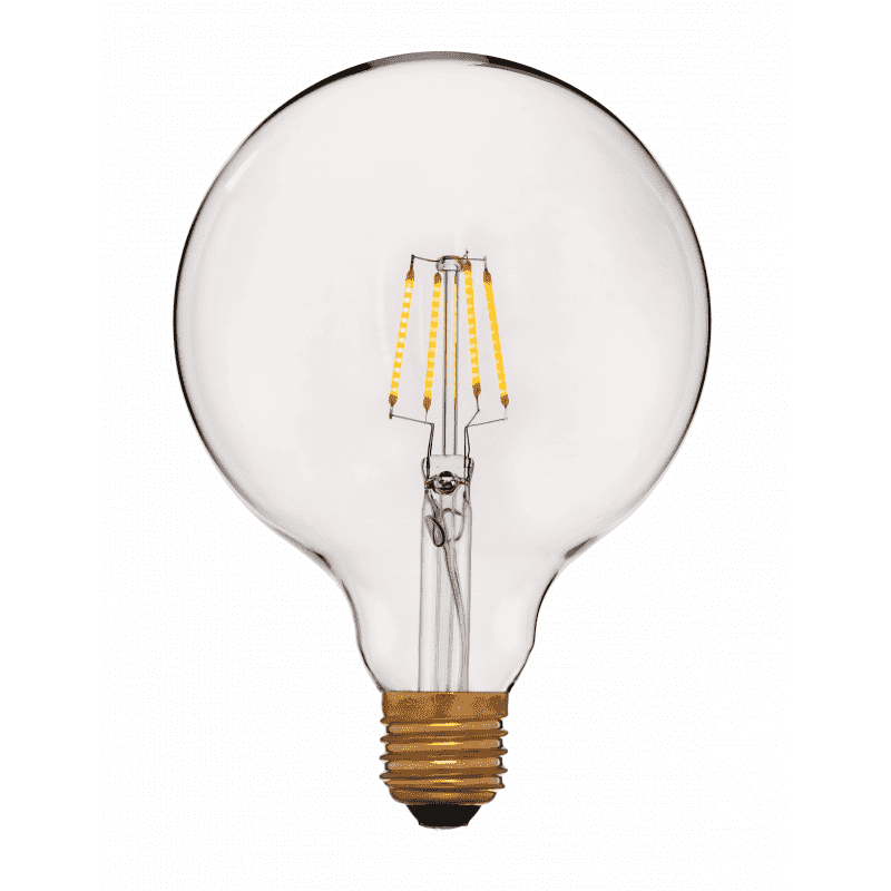 056-793а LED-Лампа G125 2C4 2200K, 4W, 400Lm, E27, Золотая, not dim