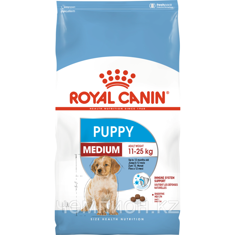 ROYAL CANIN Medium Puppy, Роял Канин корм для щенков средних пород, уп. 15 кг