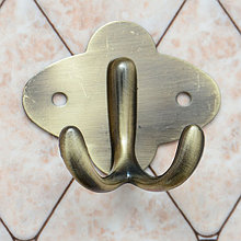 Вешалка крючок настенная "Птичка", 1 крючка, бронза 304-1B